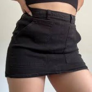 Wilfred Black Mini Skirt